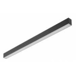 LUNA linijinis LED pakabinamas &scaron;viestuvas (juodas, 40W, 4000K, 3200lm, IP20) GTV LD-LUN40WNB-00-A