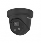 Hikvision dome DS-2CD2346G2-ISU/SL F4 (juoda, 4 MP, 30 m. IR, AcuSense)