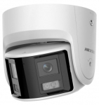Hikvision dome DS-2CD2346G2P-ISU/SL(C) F2.8 (balta, 4 MP, 30 m. IR, AcuSense )