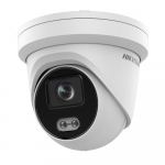 Hikvision dome DS-2CD2347G2H-LIUeF F2.8 (balta, 4 MP, 30 m. IR; 30 LED, Hybrid Light)