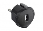 Įkrovimo lizdas USB Legrand 050681 (juodas, 5V 1.5A)