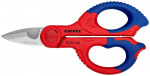 Kabelio kirpimo žirklės su plastikiniu dėklu KNIPEX 9505155SB (155mm)