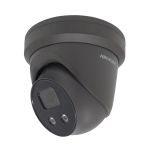 Hikvision dome DS-2CD2346G2-IU F4 (juoda, 4 MP, 30 m. IR, AcuSense)