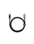 Kabelis USB C - USB C BASEUS CATSK-B01 (1.0m, 100W, su galios indikacija, juodas)
