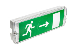 SAHER-1 LED evakuacinis &scaron;viestuvas prie sienos (3W, 6400K, IP 65, 350mAh)