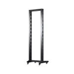 19'' 37U Atviras rėmas viengubas 550x600 (juodas)
