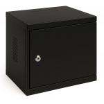 Komutacinė spinta 10'' pakabinama 4U 300x300x279mm (juoda, nesurinkta)