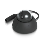 Kamera Ubiquiti UniFi UVC-AI-Dome-B (Juoda, 4K, 109.9&deg; ultra-wide, AI, IR 40m)