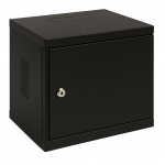 Komutacinė spinta 10'' pakabinama 6U 300x300x279mm (juoda, nesurinkta)