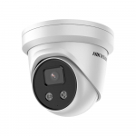 Hikvision dome DS-2CD2346G2-IU F6 (balta, 4 MP, 30 m. IR; 30 m. LED, AcuSense)