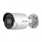 Hikvision bullet DS-2CD2046G2-IU F6 (balta, 4 MP, 40 m. IR, AcuSense)