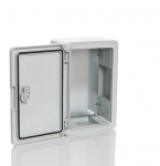 Plastikinė dėžė Plastim PP3004 (400x300x170, pilka, IP65, IK08)
