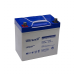 Akumuliatorius Ultracell UCG55-12 (55Ah, 12V, gelinis, gilus i&scaron;krovimas)