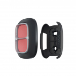 Belaidžio panikos mygtuko laikiklis AJAX Holder Button/DoubleButton (Juodas)