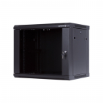 Komutacinė spinta 19'' pakabinama 9U 600x600x501 (juoda)