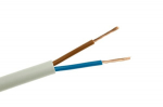 Lietkabelis OMY kabelis 2x2.5mm2 (baltas, 100m)