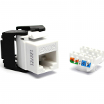 Lizdas EXCEL 100-202-WT RJ45 (Balta, Cat5e, UTP, keystone)