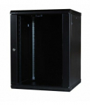 Komutacinė spinta 19" pakabinama 12U 600x600x635 (juoda, surinkta)
