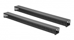 Panelė-&scaron;ukos 19'' 1U vertikaliam kabelių paskirstymui (plastikinė, pilka, 188x8x9cm)