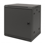Komutacinė spinta 19'' pakabinama 4U 600x450mm (juoda, nesurinkta, IP20)