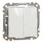 2 klavi&scaron;ų perjungiklis Schneider Electric Sedna Design SDD111108 (baltas)