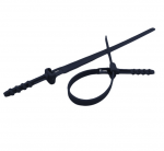 Kai&scaron;tis su dirželiu 6x200mm (20 vnt, juodas)