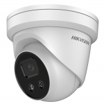 Hikvision dome DS-2CD2346G2-IU F4 (balta, 4 MP, 30 m. IR, ColorVu)