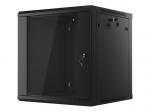 Komutacinė spinta 19'' pakabinama 12U 600x600x637 (nesurinkta, juoda)