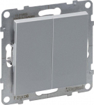 2 kl. perjungiklis aliuminis SUNO Legrand 721308