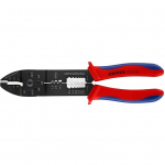 Kabelio nužievinimo ir jungčių užspaudimo replės KNIPEX 1396200