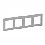 4 vt. rėmelis Valena Life Legrand Life 754134 (aluminio spalva)