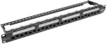 Komutacinė panelė 19' 1U UTP 24 prievadų, 6A cat