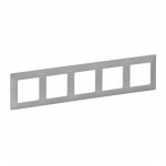 5 vt. rėmelis Valena Life Legrand Life 754135 (aluminio spalva)