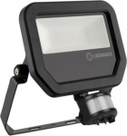 LED prožektorius su judesio davikliu (juodas, 20w, 3000K, IP65, 2400lm) Ledvance 4058075460959