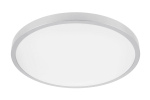 ATOL LED lubinis &scaron;viestuvas (32W, 2560lm, 4000K, sidabrinis, apvalus) GTV LD-ATOL32W-NW-02