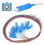 Optinis pigteilas SC/UPC 0.9mm SM G652D (1,5 m, 900 &micro;m, 12 vnt, įvairių spalvų)