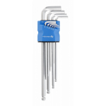 &Scaron;e&scaron;iakampių raktų rinkinys Hogert HT1W826 (9 vnt, 1.2-10mm)