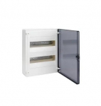 GOLF2 plastikinis vir&scaron;tinkinis skydelis VS212TD 2x12 mod. Hager (permatomos durelės, IP40)