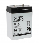 Akumuliatorius (AGM) SSB SB (5Ah, 6V, F1, VRLA)