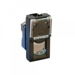 Kompiuterinis lizdas RJ45 Legrand Mosaic 079461L (matinė juoda)