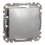 1 klavi&scaron;o perjungiklis Schneider Electric Sedna Design SDD113106 (aliuminis)
