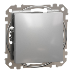 1 klavi&scaron;o kryžminis perjungiklis Schneider Electric Sedna Design SDD113107 (aliuminis)