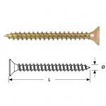 Medsraigtis STARFIX H4,0x45/F (58vnt)