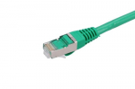 Patch kabelis Extralink F/UTP Cat6 (3m, žalias, PVC/PE, 0,5mm, AWG26)