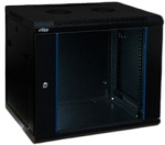Komutacinė spinta 10'' pakabinama 12U 300x300x656,70mm (juoda, nesurinkta, IP20) ASP-3312