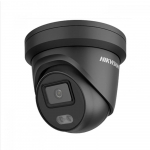 Hikvision dome DS-2CD2347G2-LU F4 (juoda, 4 MP,  30 m. LED, ColorVu)