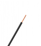 Elpar H07V-U (YDY) 1x10 mm2 vienagyslis laidas (monolitinis, juodas, 1 m)