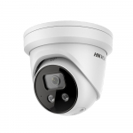 Hikvision dome DS-2CD2386G2-ISU/SL F4 (balta, 8 MP, 30 m. IR, AcuSense)