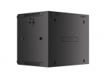 Komutacinė spinta 19'' pakabinama 18U 600x450mm (juoda, nesurinkta, IP20) ASP2-6412