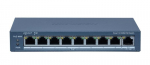 9 prievadų, 8 PoE prievadų komutatorius Hikvision DS-3E1309P-EI(B)